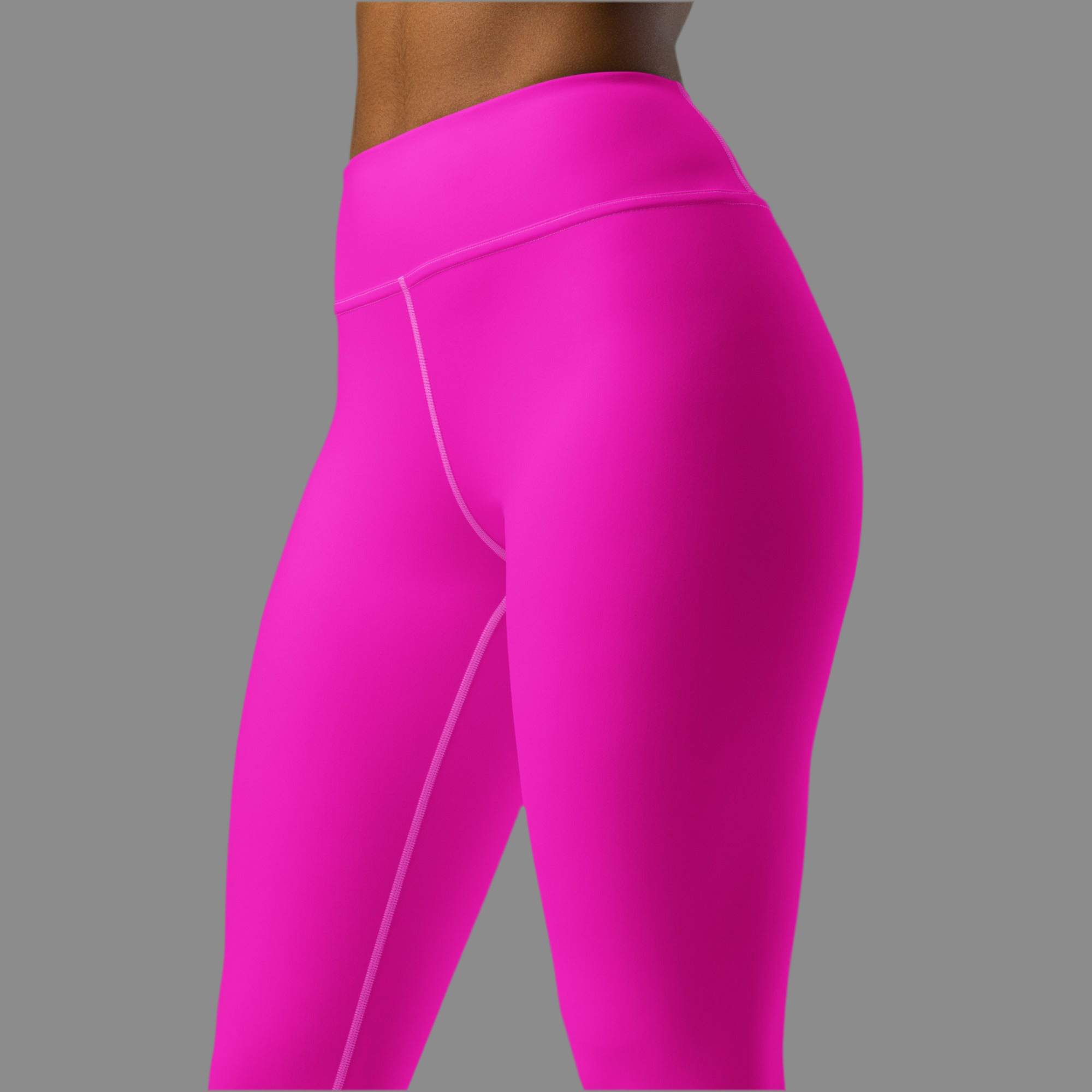 Yoga Leggings in Shocking Pink